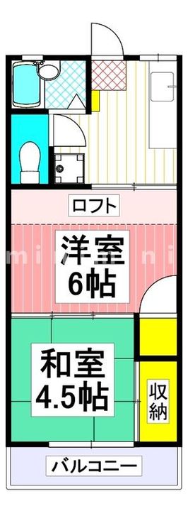 KAWプチハイツ_の間取り