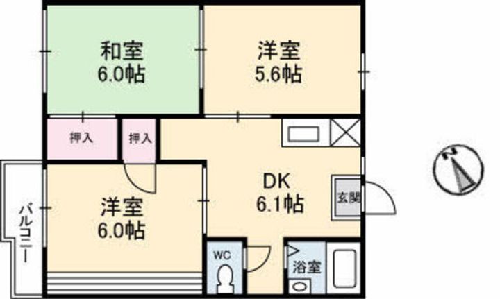 フォーブル吉村 A棟の間取り