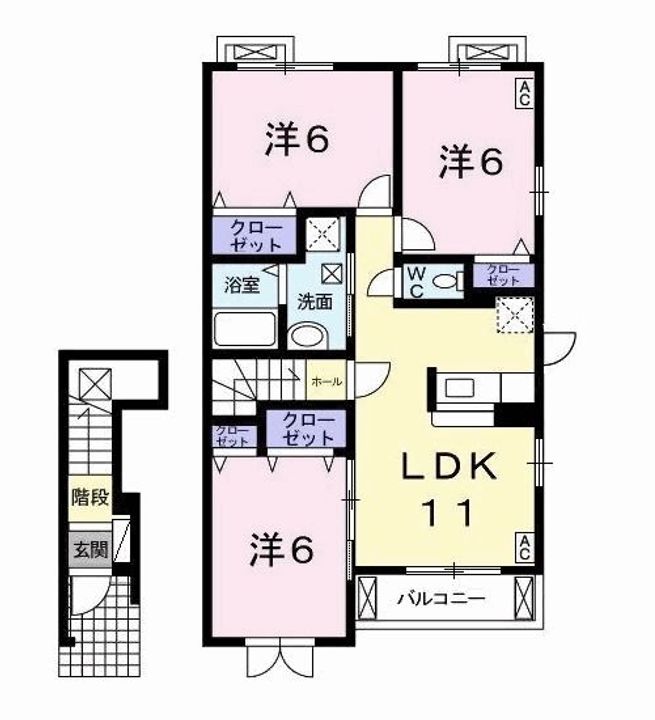 フォレストVIIの間取り