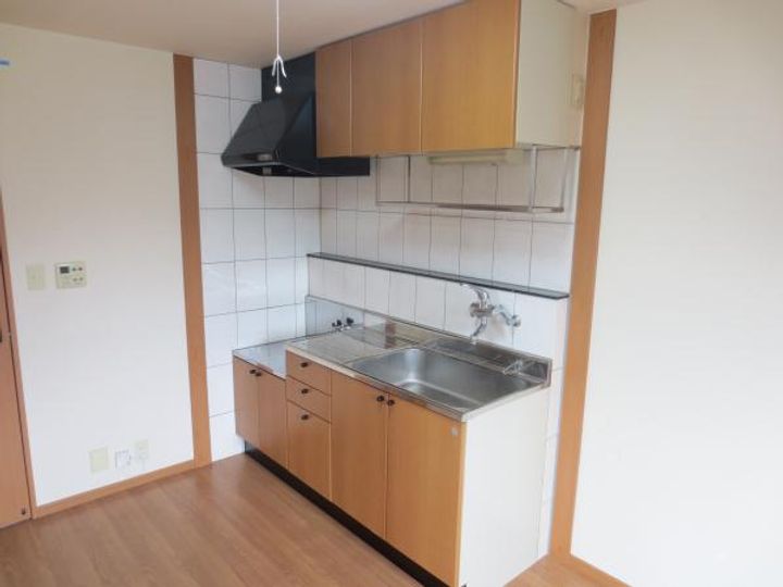 茨城県ひたちなか市大字稲田(アパート)の賃貸物件のキッチン