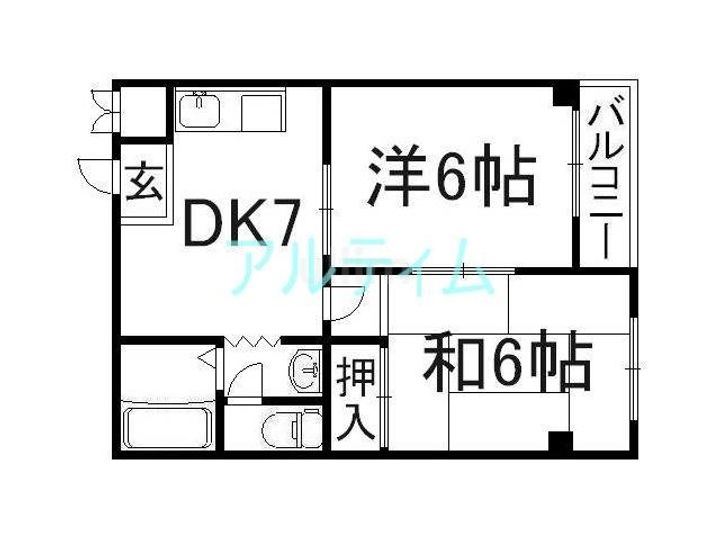 ヴィラロイヤルYUKIの間取り