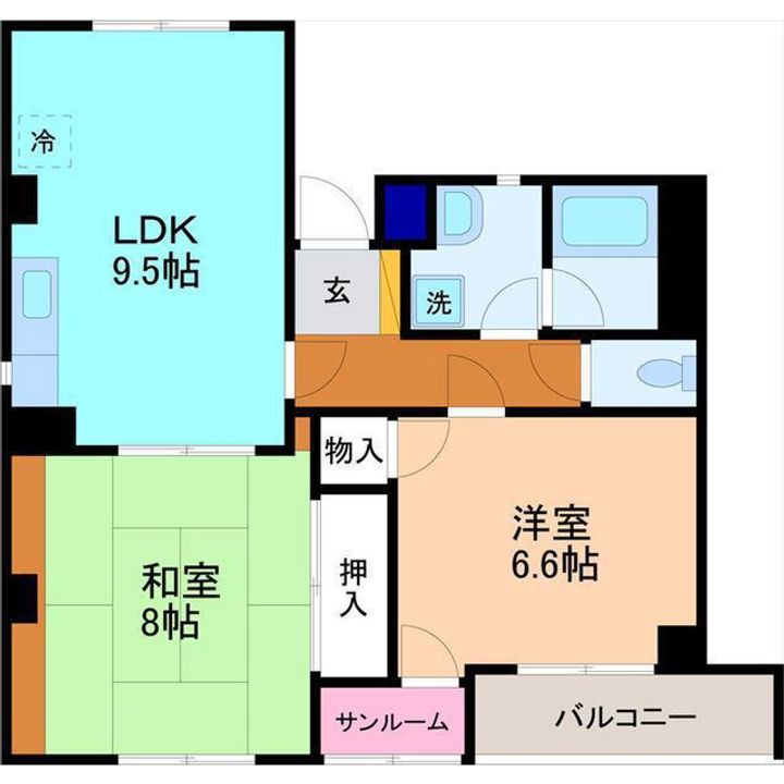 ボルグムーレヨンの間取り