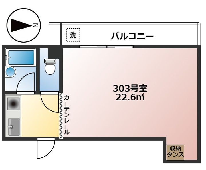三景マンションの間取り