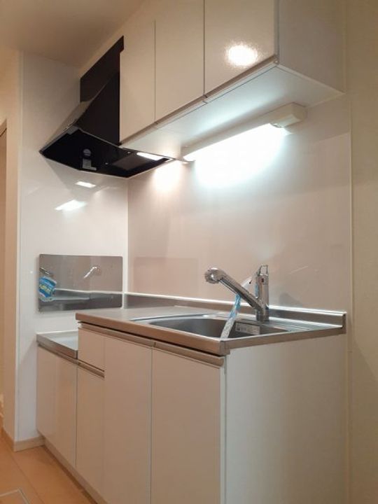 福島県福島市方木田字葉ノ木立(アパート)の賃貸物件のキッチン