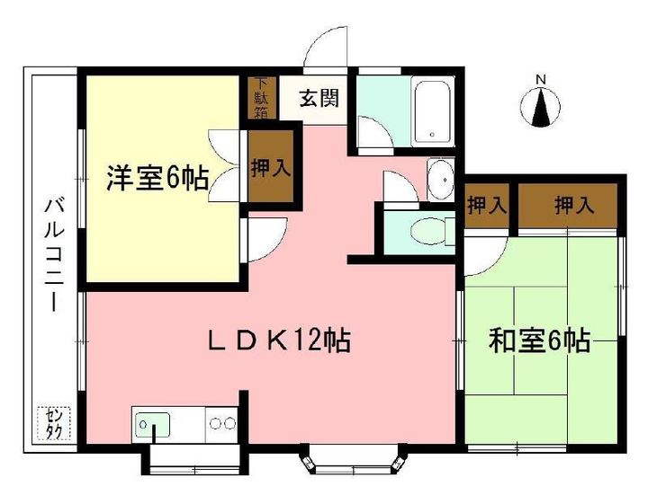 レジデンス豊町の間取り