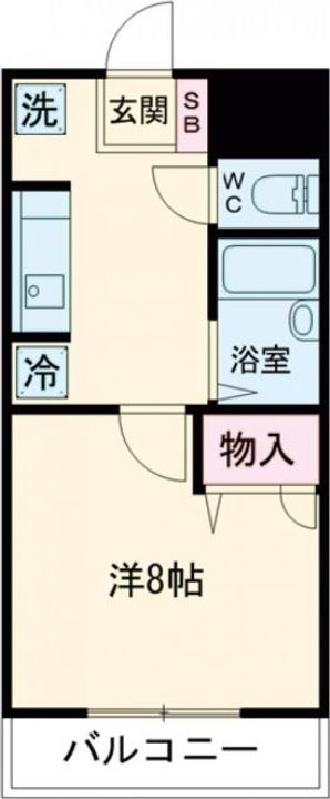 メゾンソレイユの間取り