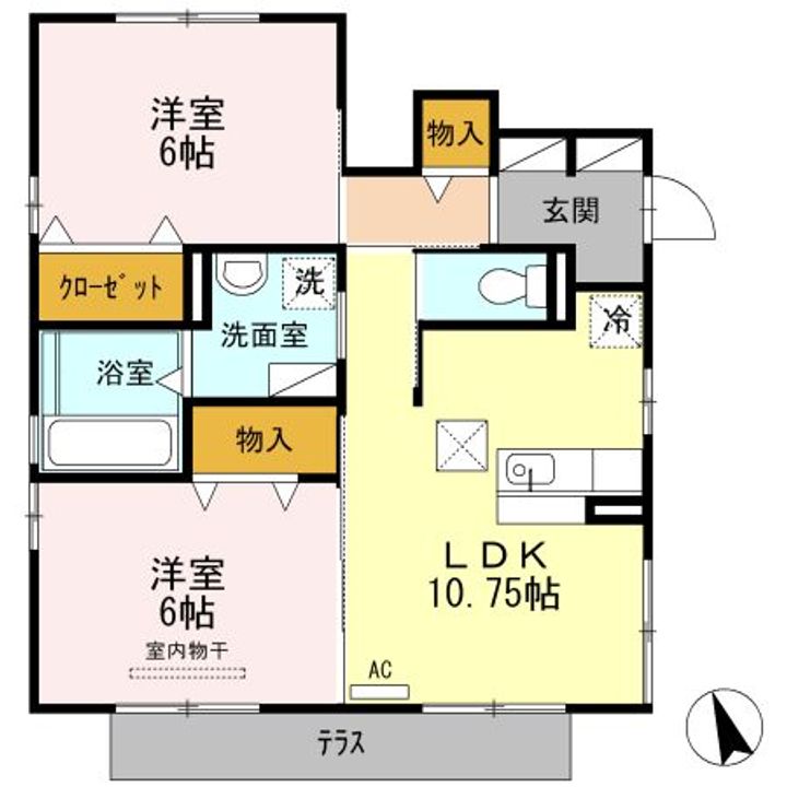 グリーンガーデンの間取り