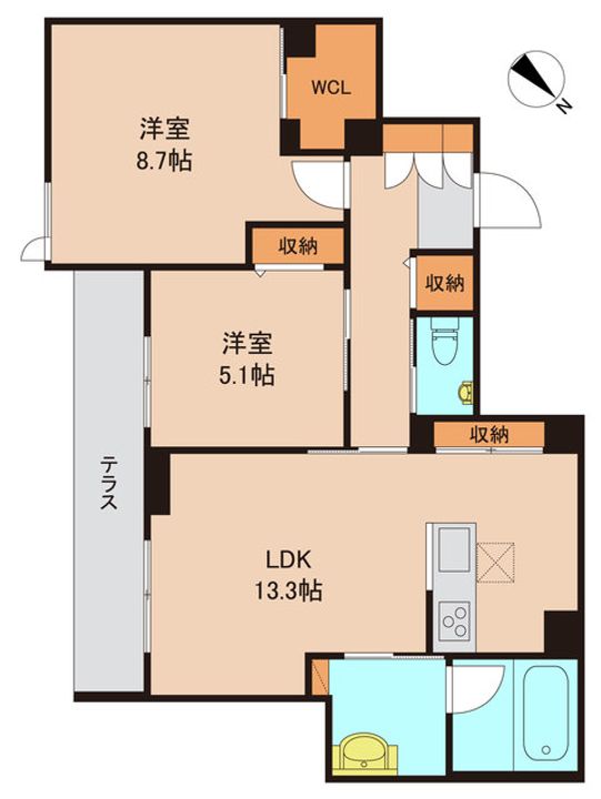 ココモの間取り