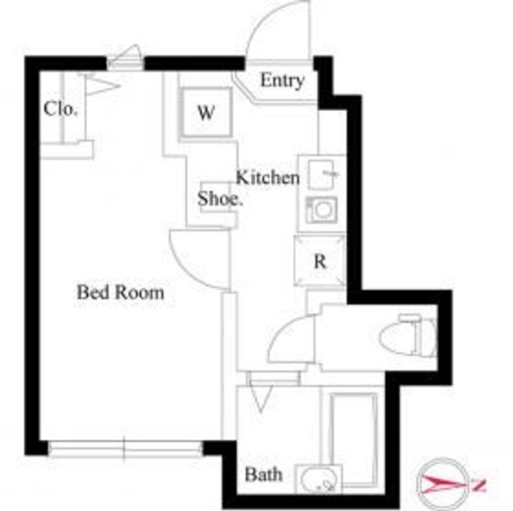 リブタス中野江原町の間取り