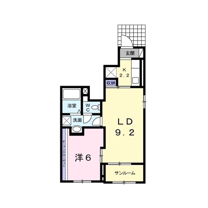 遊雅の間取り