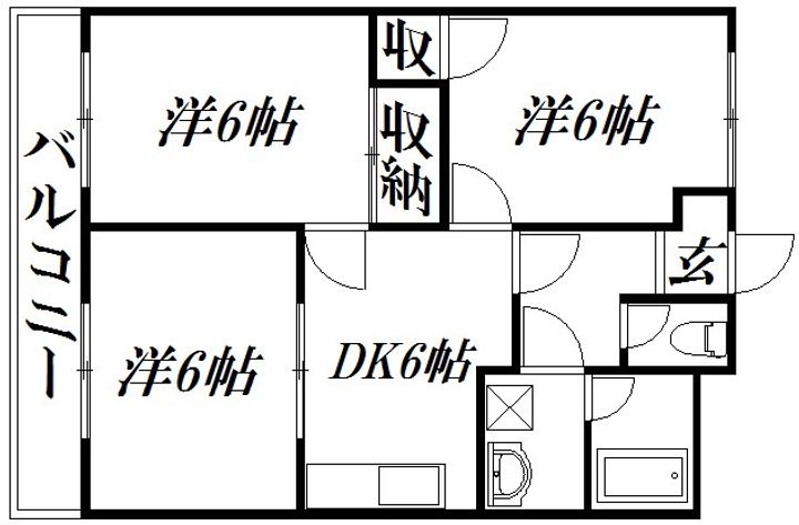 静岡県浜松市浜名区新都田2(アパート)の賃貸物件の間取り