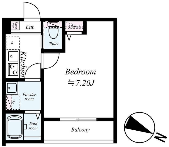 千葉県松戸市稔台7(アパート)の賃貸物件の間取り
