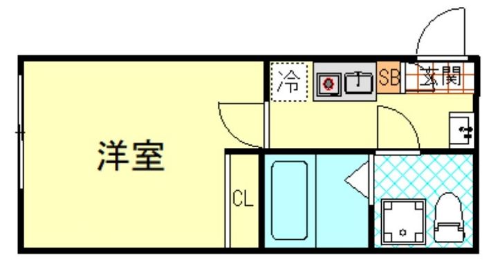 東京都葛飾区東四つ木4(アパート)の賃貸物件の間取り