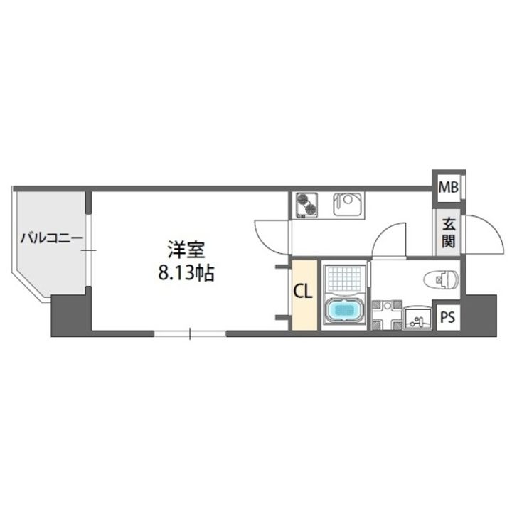 ドゥエリング梅田の間取り