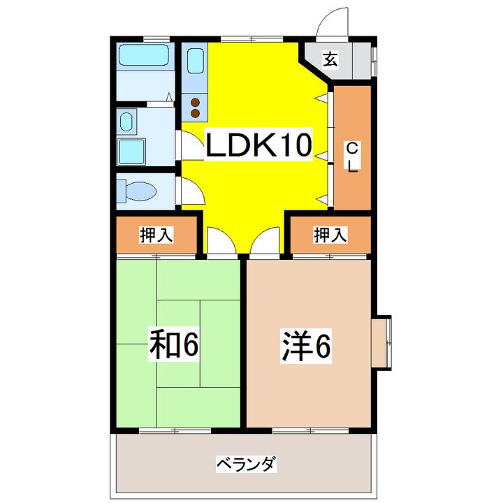 コーポラス彩IIの間取り