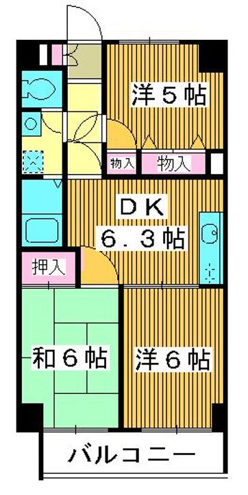 三高・サンマグノリアの間取り