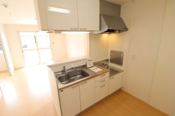 栃木県栃木市岩舟町静和(アパート)の賃貸物件のキッチン