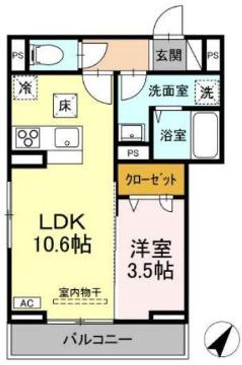 D-residence多治米東Nの間取り