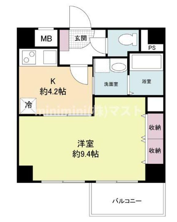 Will Do堺筋本町の間取り