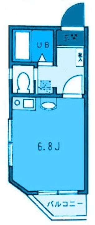 神奈川県川崎市中原区下小田中1(マンション)の賃貸物件の間取り