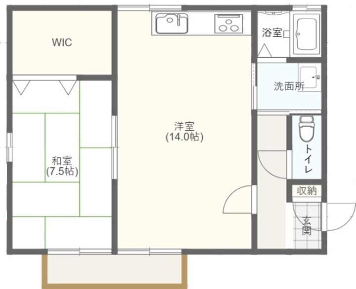 NAITOU HOUSEの間取り