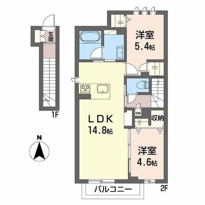 シティプラザ本町 Cの間取り