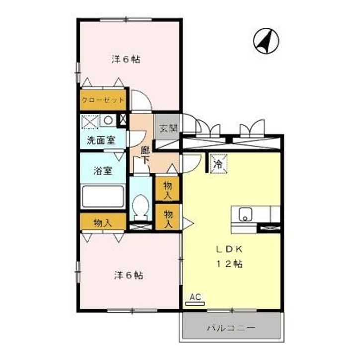 コータ・コートKの間取り