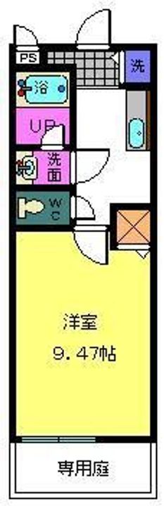 和歌山県和歌山市北新2(アパート)の賃貸物件の間取り