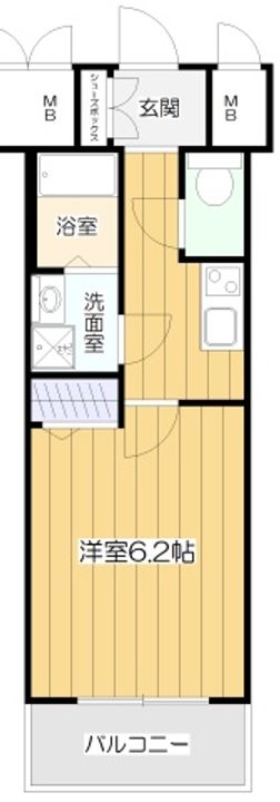 大阪府大阪市淀川区十三本町1(マンション)の賃貸物件の間取り