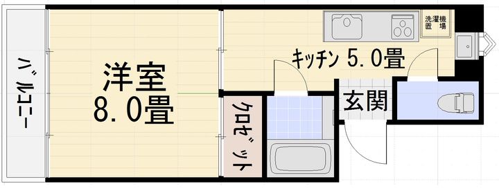エスポワール鈴見台の間取り