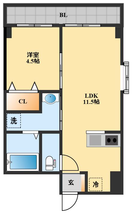 ルシード中央の間取り