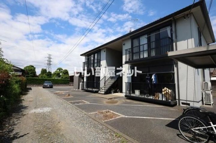 茨城県古河市中田(アパート)の賃貸物件の外観