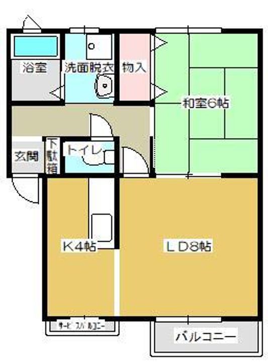 アンプランソレイユの間取り