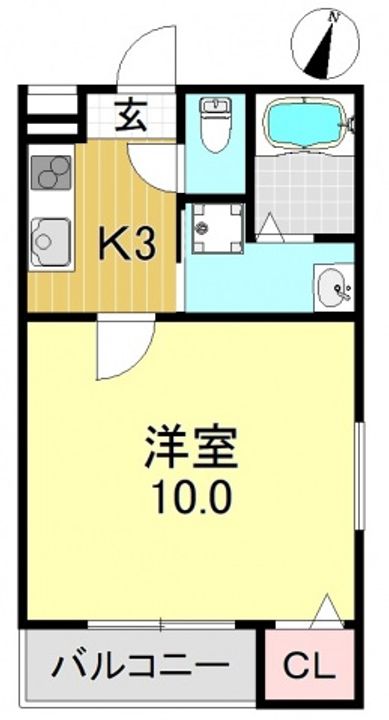大阪府大阪市平野区長吉長原1(アパート)の賃貸物件の間取り