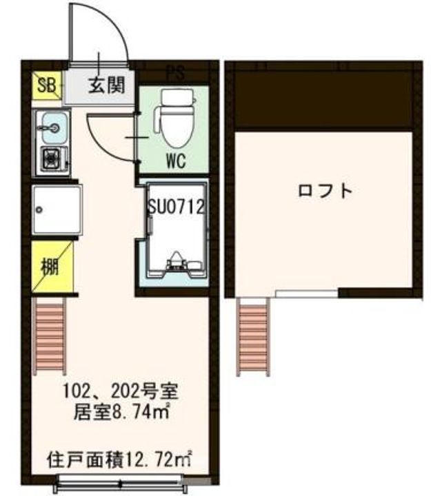 メゾン・ド・ヴィラ赤羽の間取り
