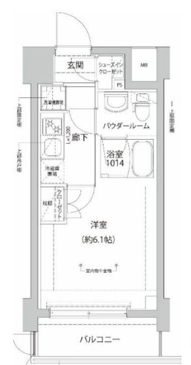 RELUXIA横濱反町の間取り