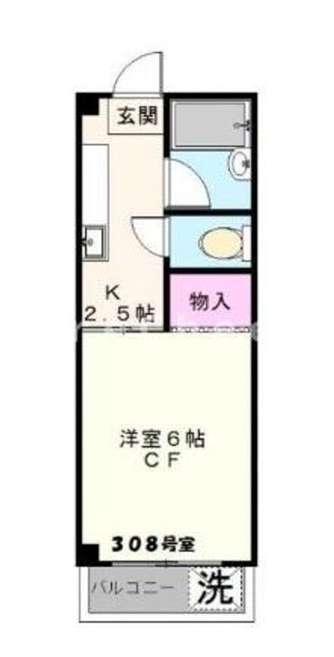 ナガタマンションの間取り