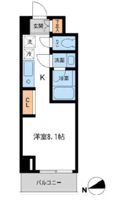 レジデンス雪谷大塚の間取り