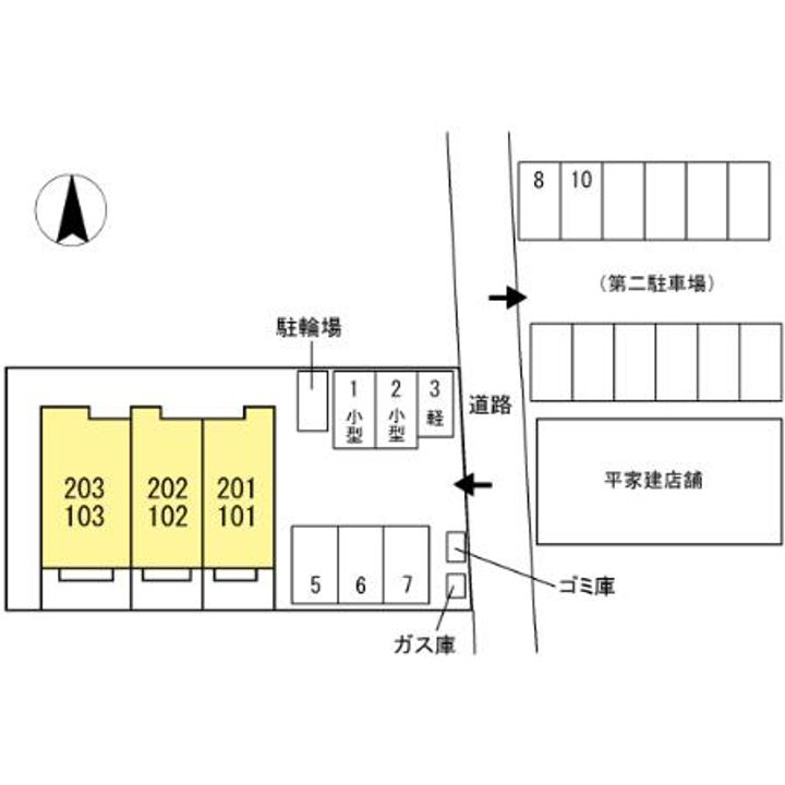 徳島県徳島市北矢三町3(アパート)の賃貸物件のその他画像