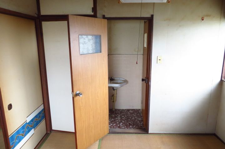 上福アパートの居間