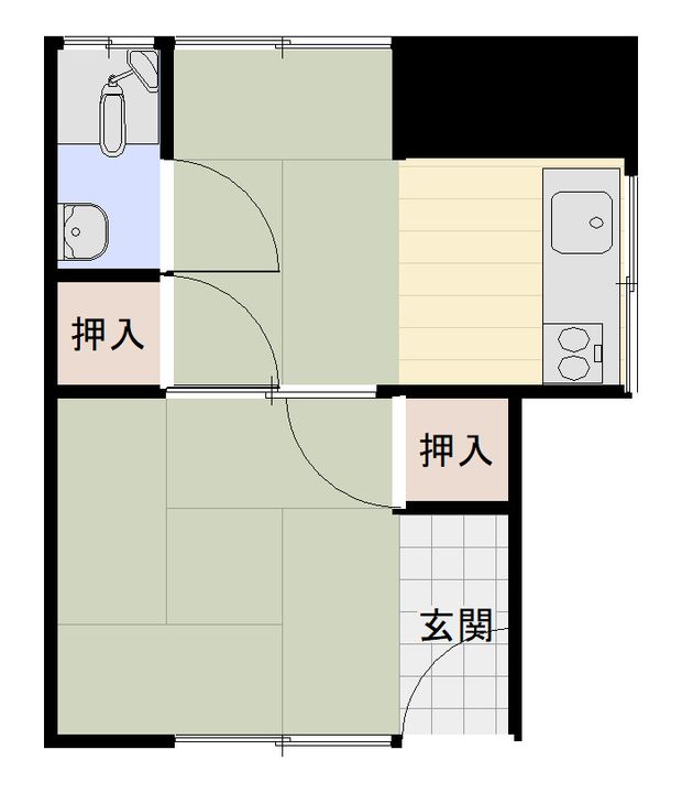 上福アパートの間取り