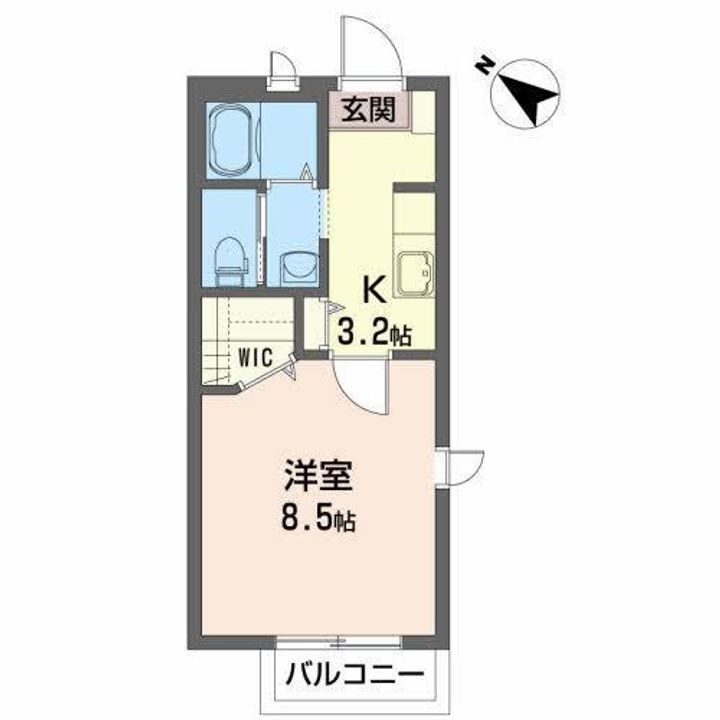 シャーメゾン・ペオニーBの間取り