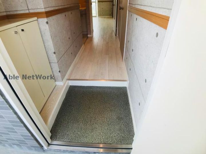 パークハウス梅森の玄関