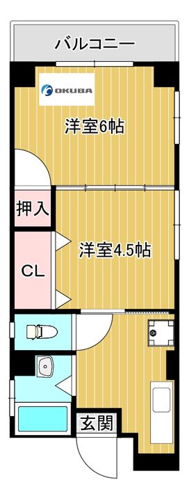 山田ビルの間取り