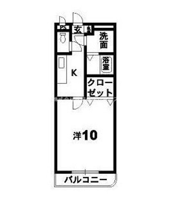 徳島県板野郡北島町鯛浜字大西(アパート)の賃貸物件の間取り