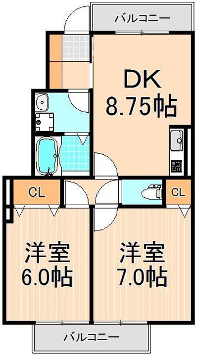カーサメルヴェーユの間取り