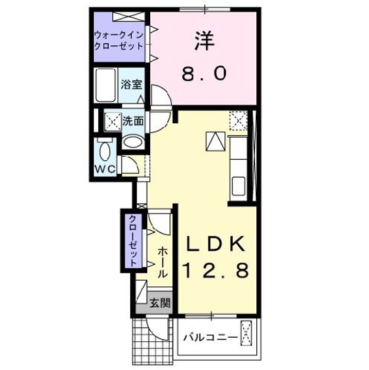 シェーネ ユリの間取り