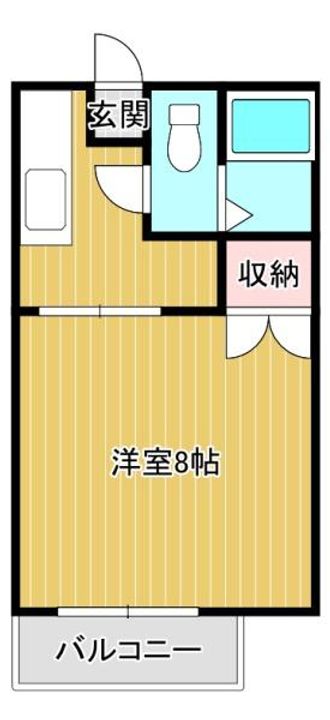 ハイツ西田の間取り