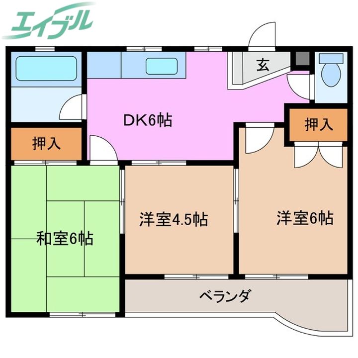 メゾン吉川の間取り