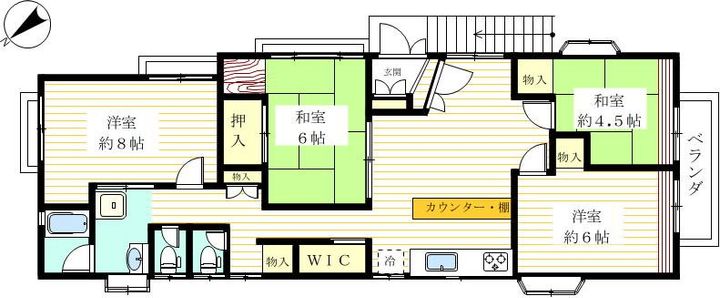 東京都杉並区久我山5(一戸建)の賃貸物件の間取り